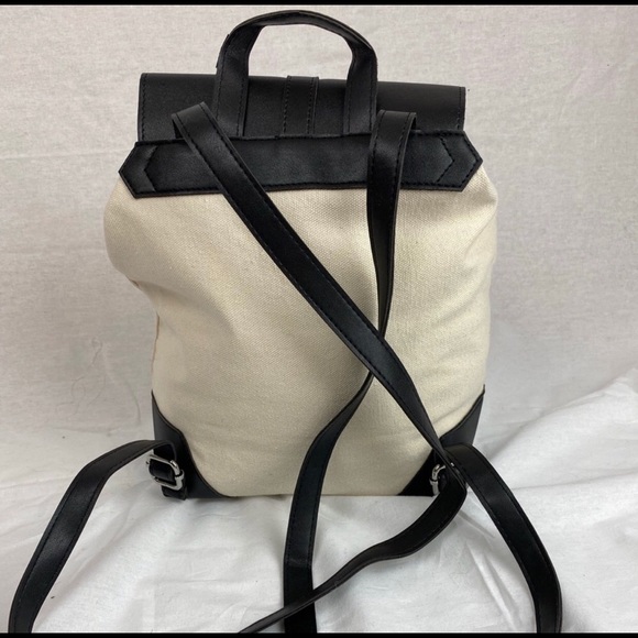 DEUX LUX Vegan & Canvas Satchel Backpack - Picture 2 of 7